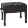 black piano stool
