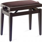 stagg dark walnut piano stool