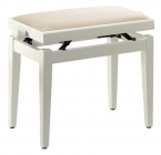 stagg white piano stool