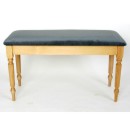 ms501r duet piano stool, fixed height