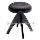 discacciati 5012rd adjustable round piano stool